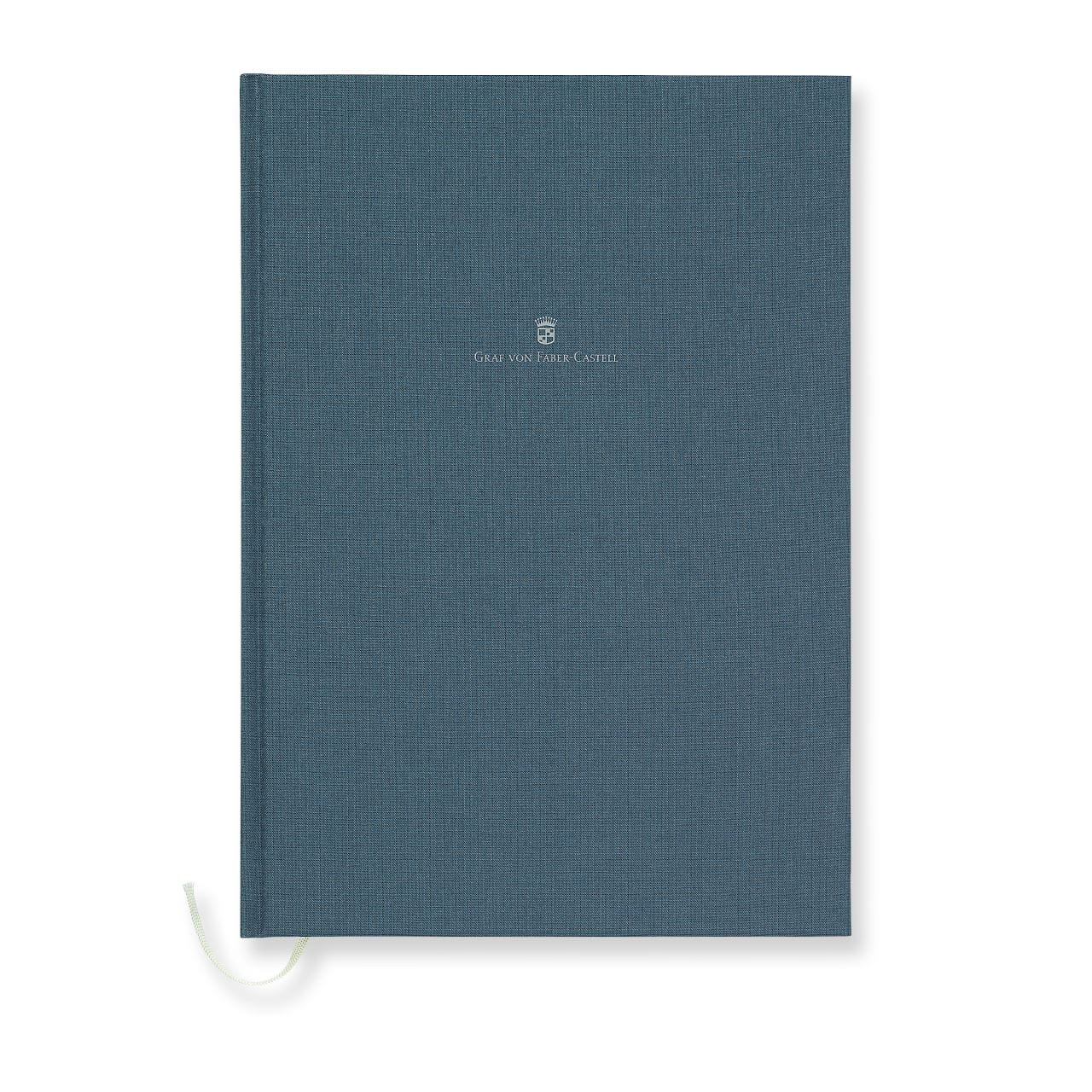Graf-von-Faber-Castell - Notebook with linen cover A4 Night Blue