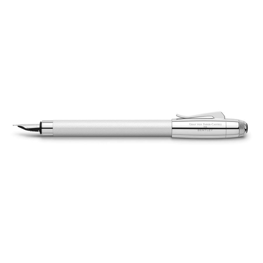 Graf-von-Faber-Castell - Fountain pen Bentley White Satin EF