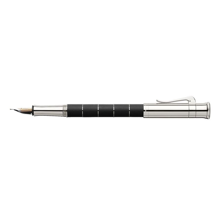 Graf-von-Faber-Castell - Fountain pen Classic Anello Ebony Medium