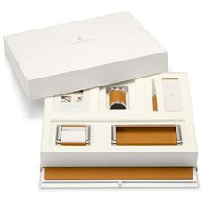 Graf-von-Faber-Castell - Set desk accessories Epsom, large, Cognac