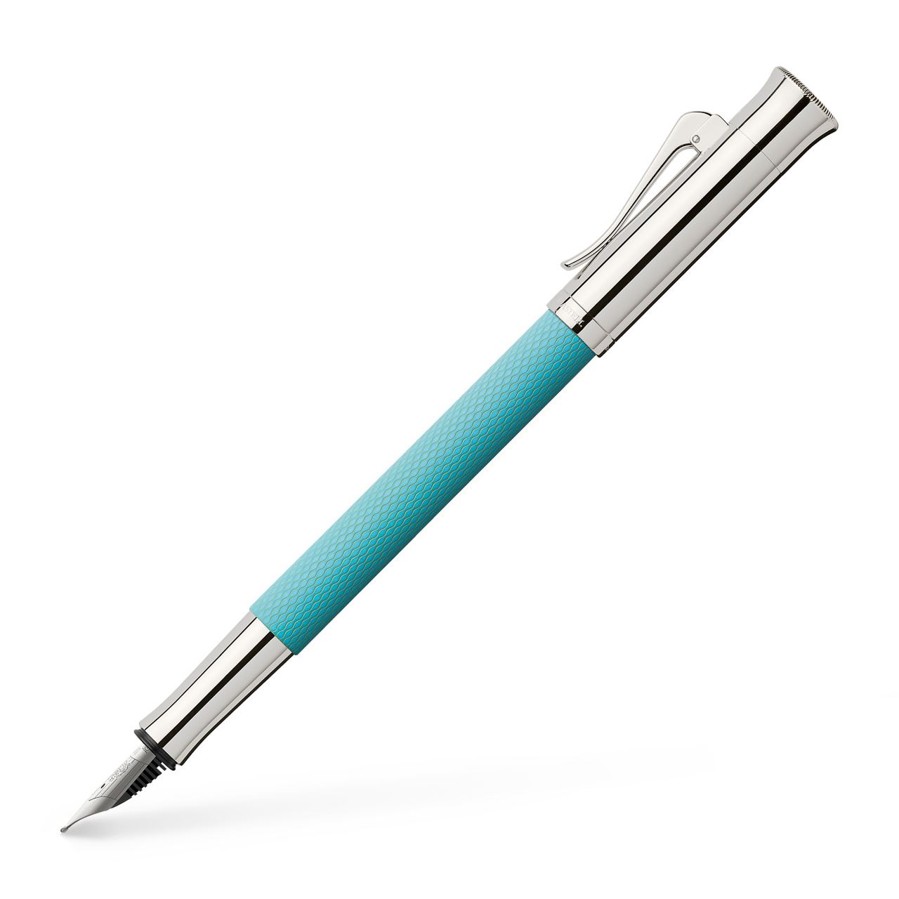 Graf-von-Faber-Castell - Fountain pen Guilloche Turquoise EF