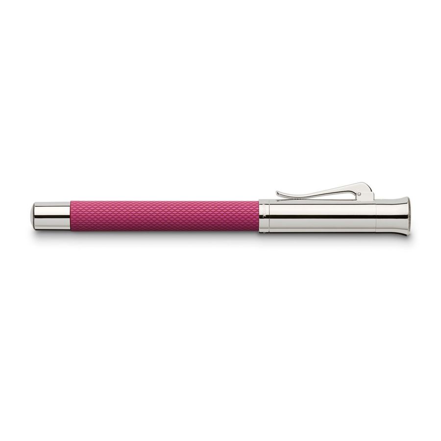 Graf-von-Faber-Castell - Fountain pen Guilloche Electric Pink EF