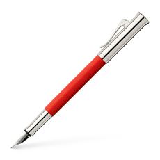 Graf-von-Faber-Castell - Fountain pen Guilloche India Red B