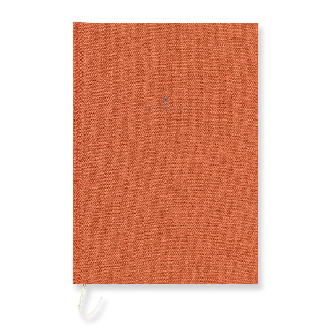 Graf-von-Faber-Castell - Notebook with linen cover A4 Burned Orange