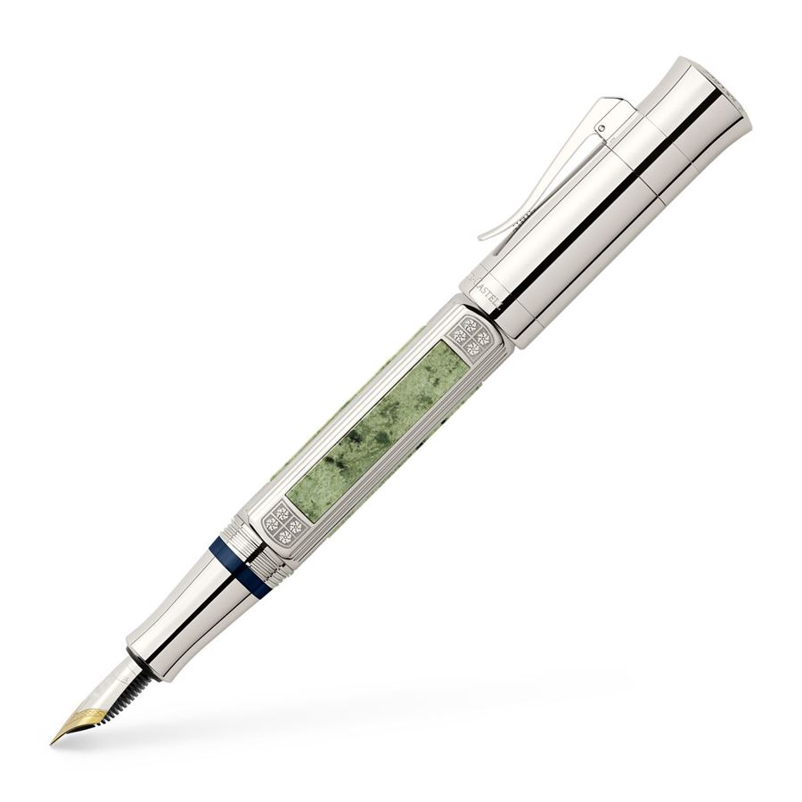 Graf-von-Faber-Castell - Fountain pen, Pen of the Year 2015 platinum-plated, Fine